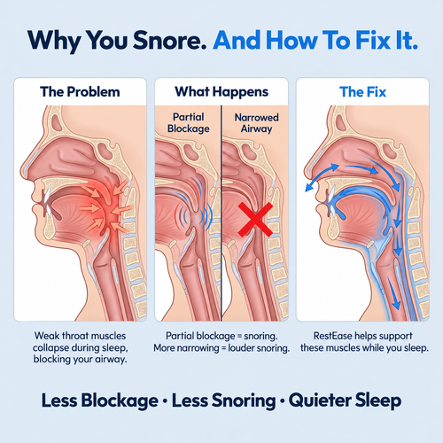 RestEase — Stop Snoring at the Source