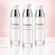 Three bottles of Lumiva Complete C Serum