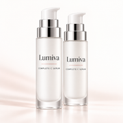 Two bottles of Lumiva Complete C Serum
